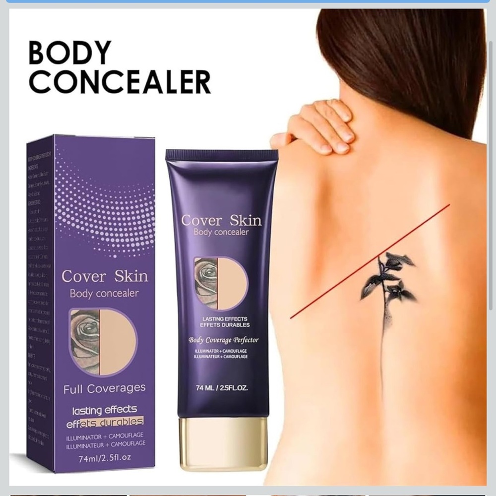 Body Coverage Perfector Tattoo Cover Up Makeup - Picture 2 of 4